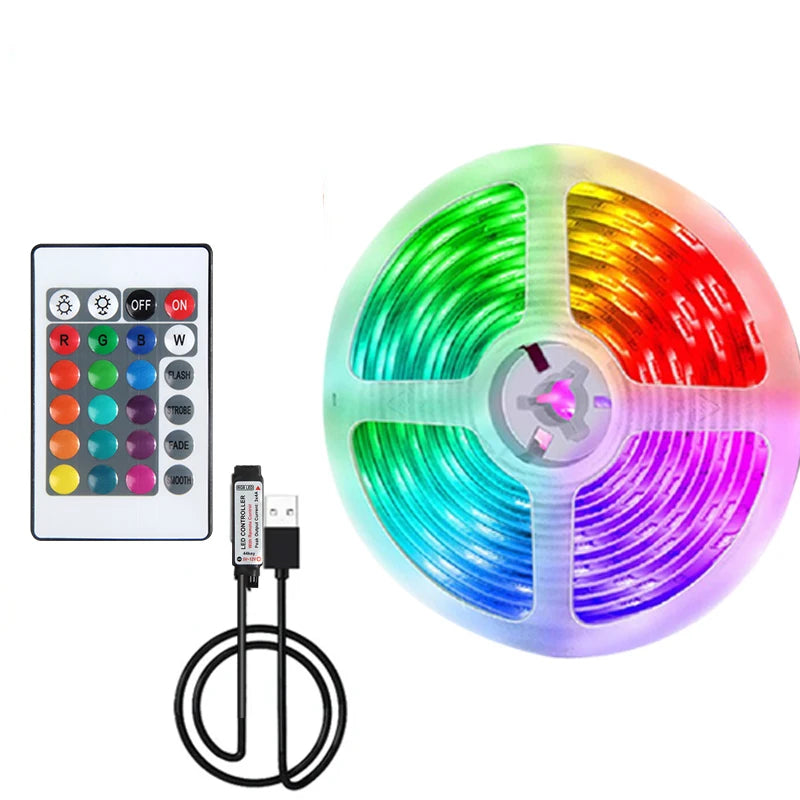 5VLED Strip Light1-5M RGB With USB