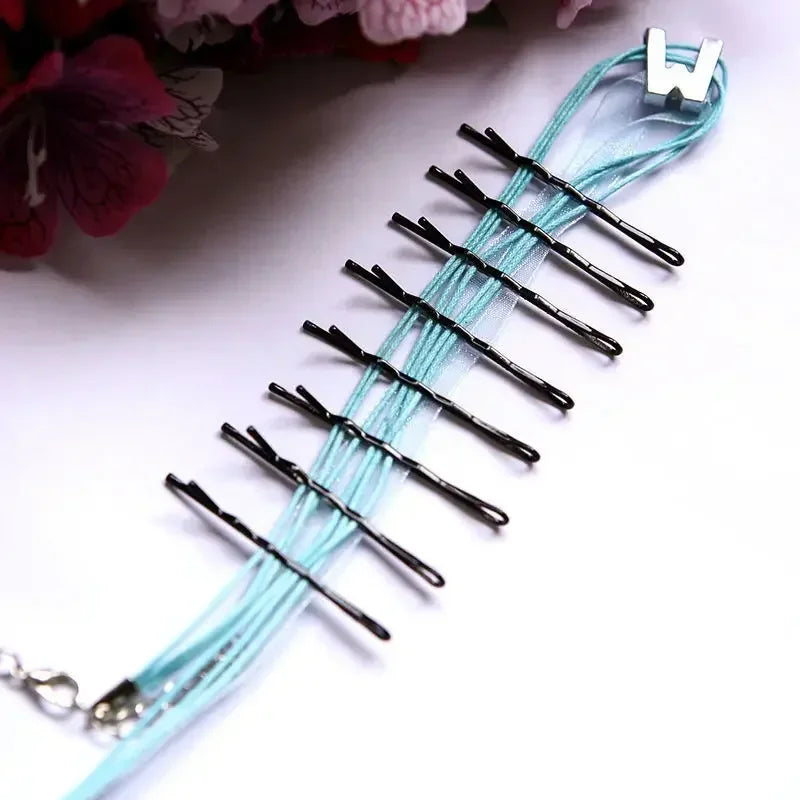 60-600pcs Black Hairpins