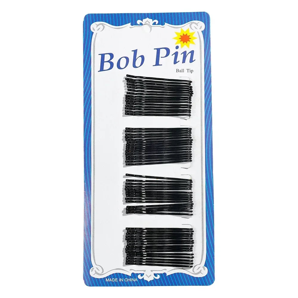 60-600pcs Black Hairpins